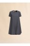  Short Grey Wool Dress With Marni Symbol Graphite