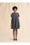  Short Grey Wool Dress With Marni Symbol Graphite