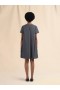  Short Grey Wool Dress With Marni Symbol Graphite