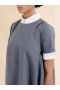  Short Grey Wool Dress With Marni Symbol Graphite