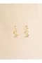  Gold Metal Marni Symbol Earrings