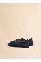  Blue Leather Slip-on Loafer With Marni Symbol
