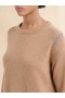  Boxy Cashmere Jumper With Marni Symbol Biscuit