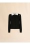  Cotton Cardigan With Marni Mending Black