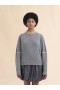  Grey Wool And Cashmere Crew Neck Jumper With Marni Symbol Neutral Grey