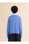  Indigo Boxy Cashmere Jumper With Marni Symbol Blue Lilac