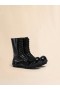  Patent Leather Wave Boot Black