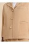  Camel Suede Boxy Jacket Palepeach