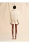  Cream Leather Oversized Jacket Limestone