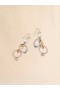  Drop Earrings With Chains And Rings Vintage/deep Gold