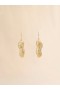  Gold Peanut Drop Earrings