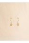  Pearls Flower Delirium Drop Earrings Gold/palladium