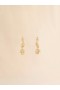  Pearls Flower Delirium Drop Earrings Gold/palladium