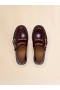  Burgundy Leather Bambi 3.0 Loafer With Double Buckle
