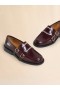  Burgundy Leather Bambi 3.0 Loafer With Double Buckle