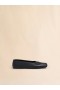  Nappa Leather Seamless Little Bow Ballet Flat Black
