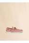  Pink Nubuck Boat Loafer