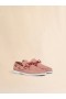  Pink Nubuck Boat Loafer