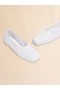  White Nappa Leather Seamless Little Bow Ballet Flat Lilywhite