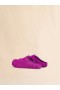  Fuchsia Long-hair Calfskin Fussbett Sabot