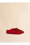  Red Long-hair Calfskin Fussbett Sabot