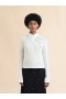  Pearl Embellished Wool And Cashmere Ivory Jumper