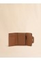  Verde Cream And Brown Leather Trunkaroo Trifold Wallet Linden/shell/cinnamon