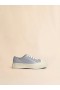  Grey Leather Pablo Lace-up Sneaker Dolphin
