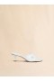  White Leather Moonlight Sandal With Sculpted Toe Lilywhite