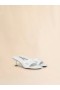  White Leather Moonlight Sandal With Sculpted Toe Lilywhite