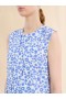  Light Blue And White Pop Fields Sleeveless Top Blue Lilac