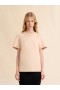  Pale Peach Cotton Open-back T-shirt With Trunkaroo Detail Palepeach