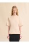  Pale Peach Cotton Short-sleeve Sweatshirt With Trunkaroo Detail Palepeach