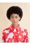  Silk Shirt With Red And White Dillies Print