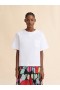  White Cotton Short-sleeve Sweatshirt With Trunkaroo Detail Lilywhite