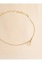  Rhinestone Pav&eacute; Marni Symbol Choker Necklace Gold