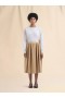  Beige Wool Blend Midi Skirt With Marni Symbol Winterwheat