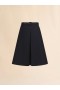  Cotton A-line Skirt With Marni Symbol Black