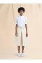  Ivory Cotton A-line Skirt With Marni Symbol