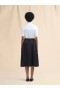  Taffeta Wide Skirt With Marni Symbol Black
