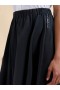  Taffeta Wide Skirt With Marni Symbol Black