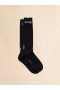  Ribbed Cotton Socks With Marni Mending Black