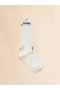  White Ribbed Cotton Socks With Marni Mending Alabaster
