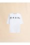  Cotton T-shirt With Marni Pop Fields Logo Lilywhite