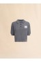  Grey Cashmere Polo Jumper With Marni Patch Graphite