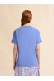  Light Blue Jersey T-shirt With Marni Scribbled Logo Blue Lilac