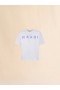  T-shirt With Indigo Pop Fields Marni Logo Lilywhite