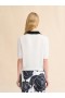  White Cotton Polo Shirt With Marni Symbol Natural White