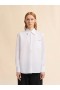  White Organic Poplin Shirt With Marni Mending Lilywhite