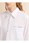  White Organic Poplin Shirt With Marni Mending Lilywhite